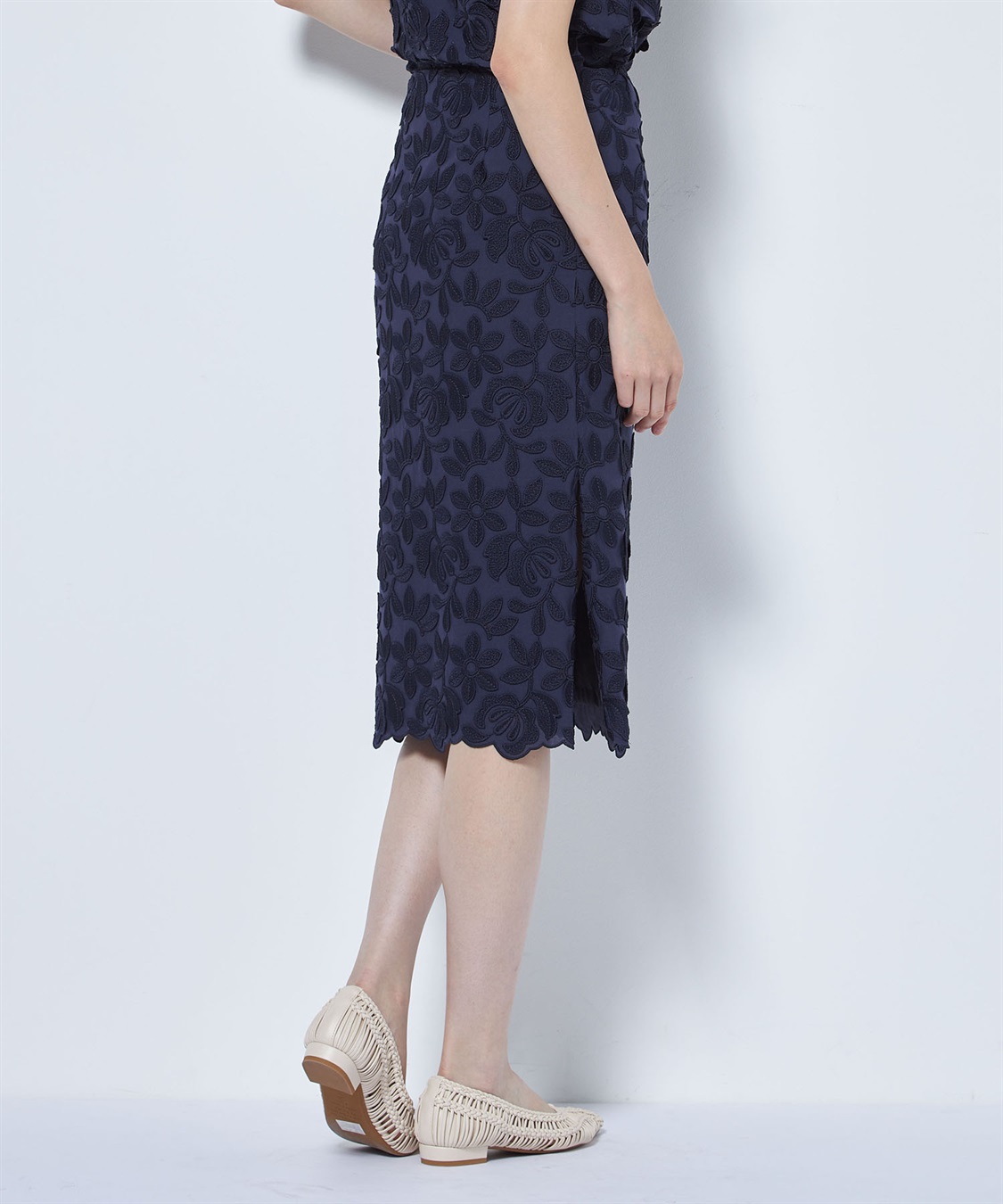 カットフラワータックスカート 49AV JUNKO SHIMADA｜クロス