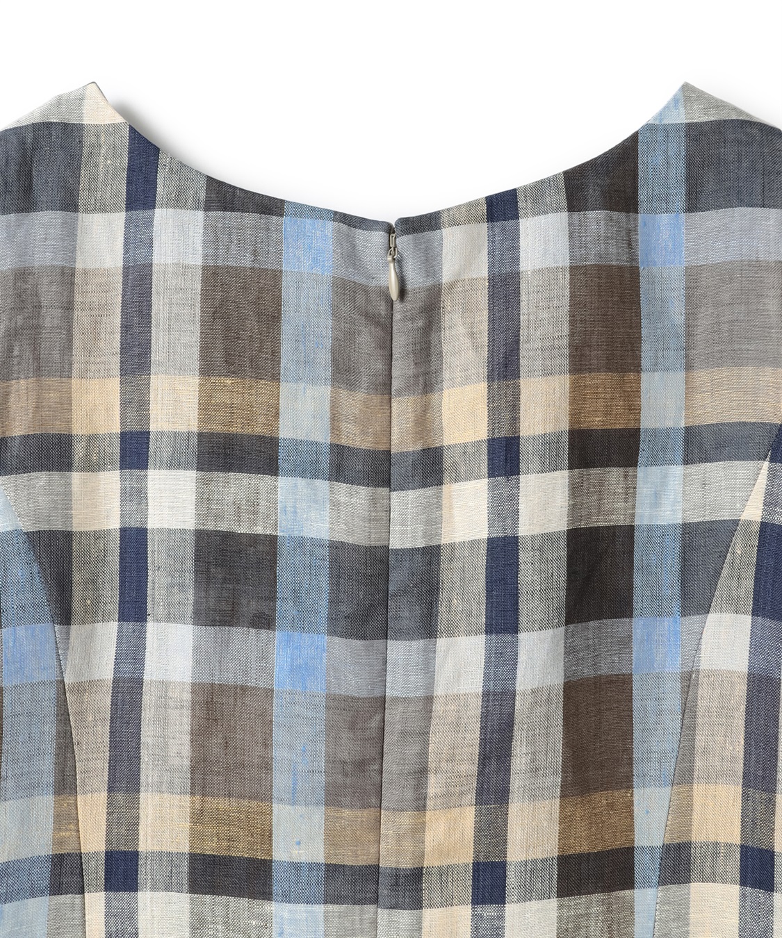 マドラスチェック ノースリーブワンピース 49AV JUNKO SHIMADA｜クロス