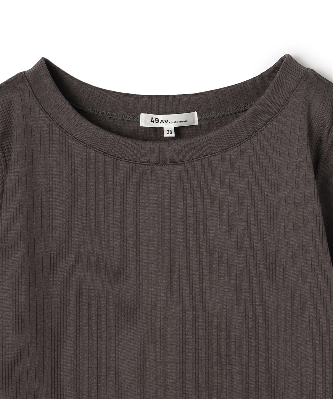 49AV JUNKO SHIMADA ランダムストライプ半袖Tプルオーバー_sub_11