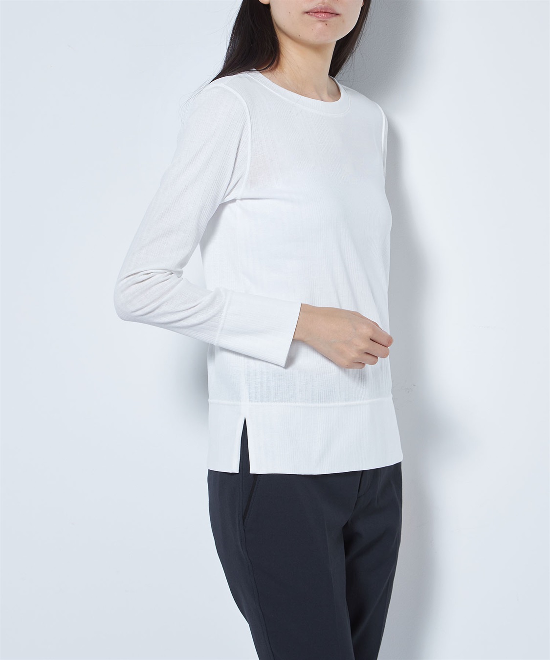 49AV JUNKO SHIMADA 【TIME SALE】ランダムストライプ長袖プルオーバー_sub_9