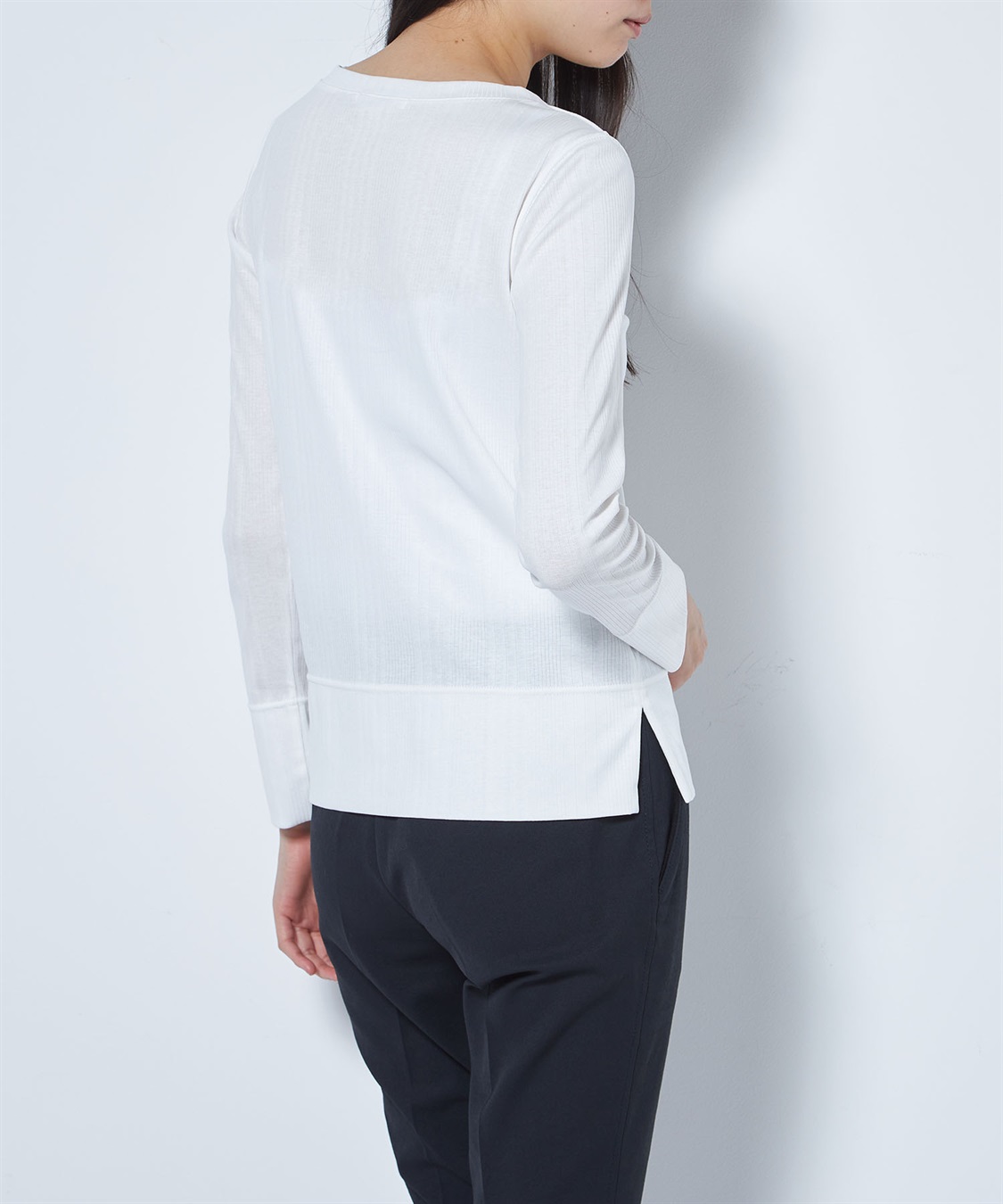 49AV JUNKO SHIMADA 【TIME SALE】ランダムストライプ長袖プルオーバー_sub_10