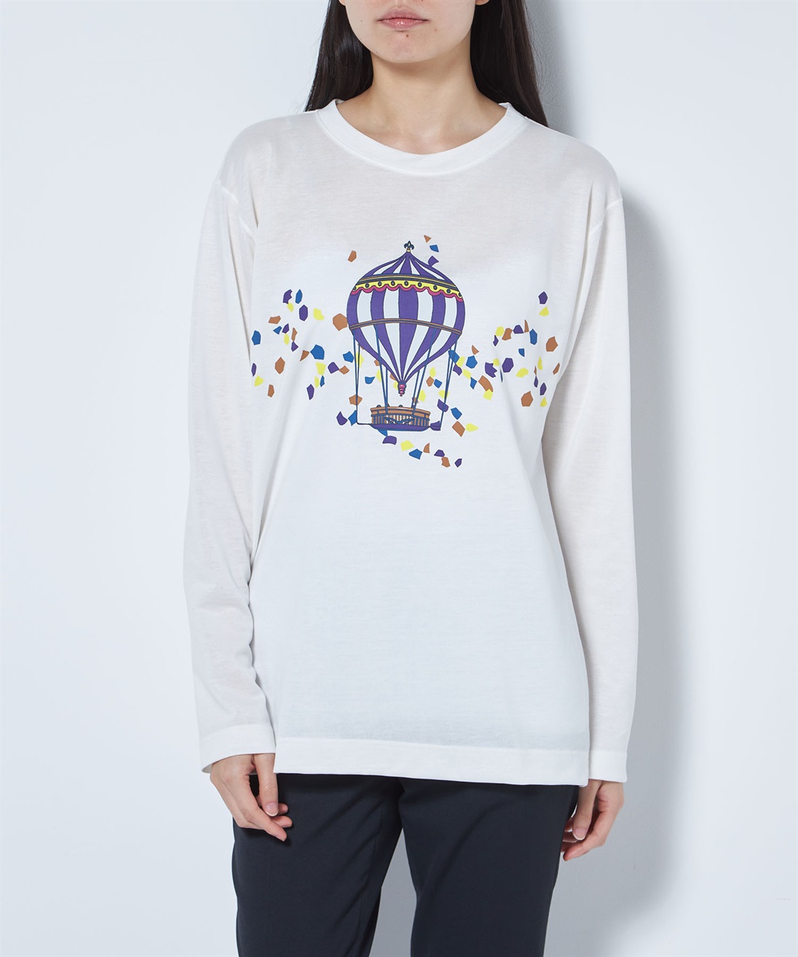 49AV JUNKO SHIMADA プリント長袖Ｔシャツ_sub_4