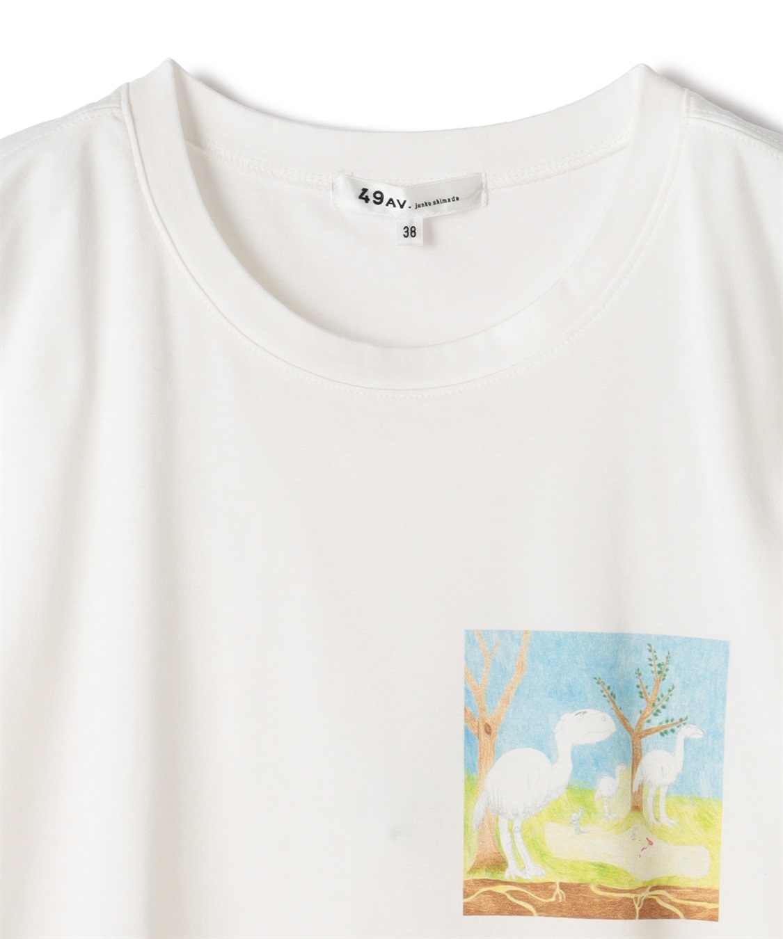 イラストプリント半袖Tシャツ 49AV.junko shimada｜クロスプラス