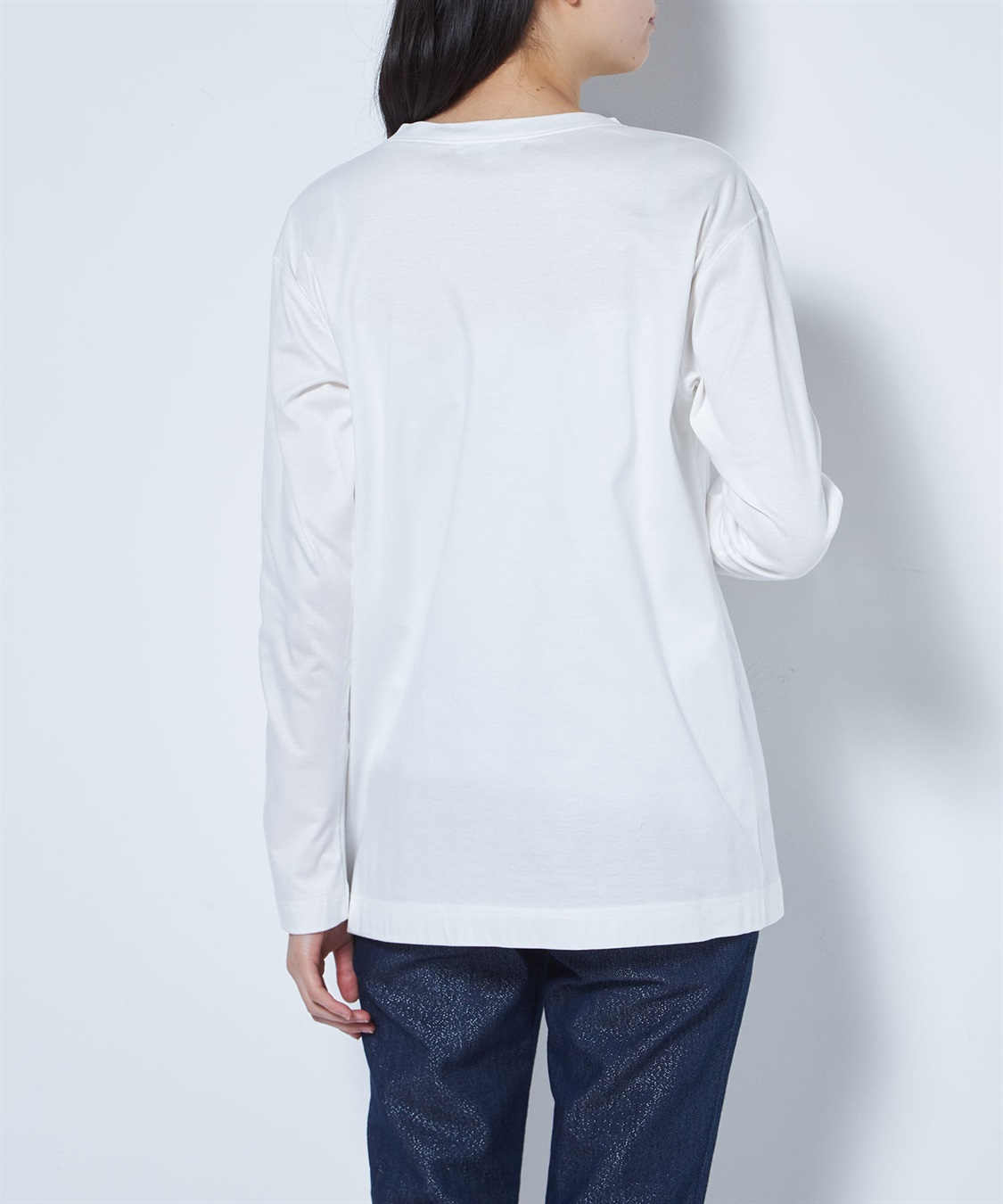 イラストプリントロングスリーブTシャツ 49AV.junko shimada|クロス