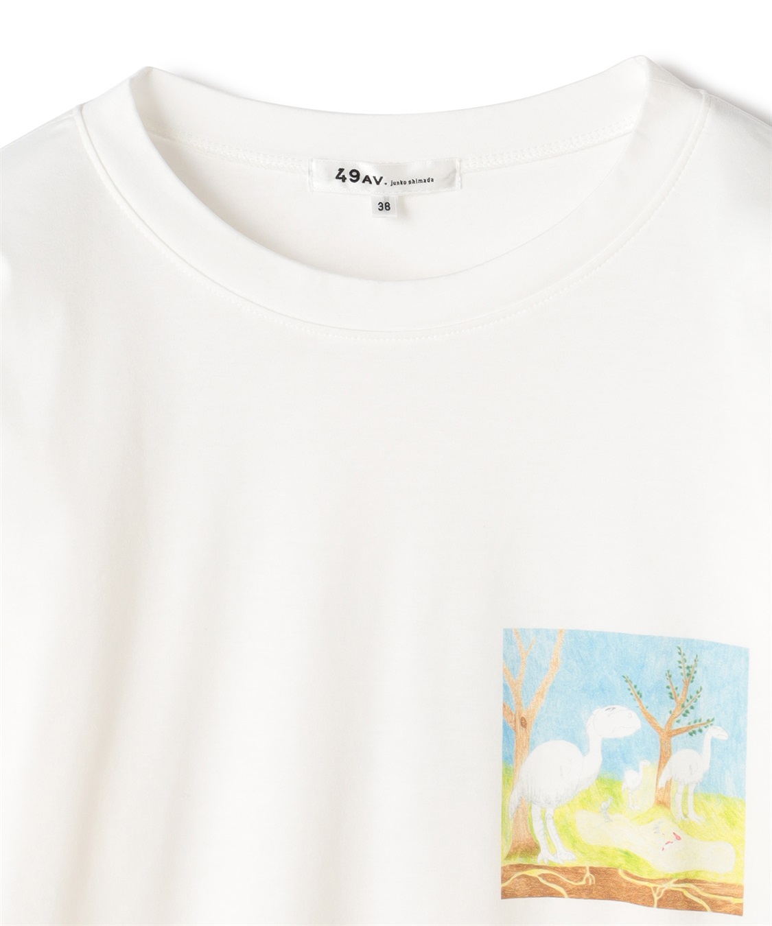 49AV JUNKO SHIMADA イラストプリントロングスリーブTシャツ_sub_5