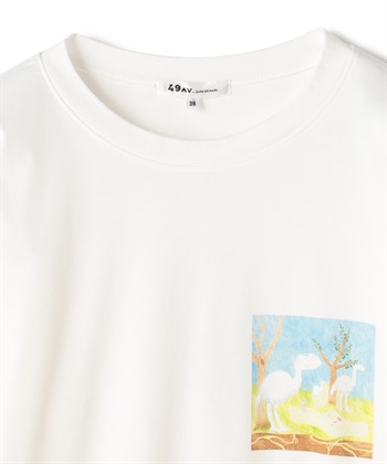 49AV JUNKO SHIMADA イラストプリントロングスリーブTシャツ_subthumb_5