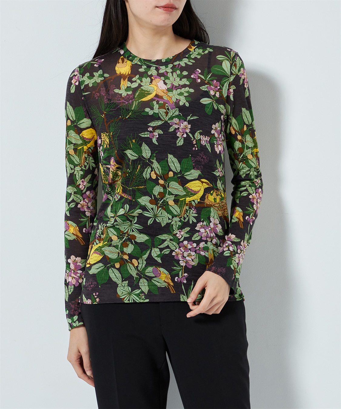 49AV JUNKO SHIMADA バードプリントカットソー_sub_4