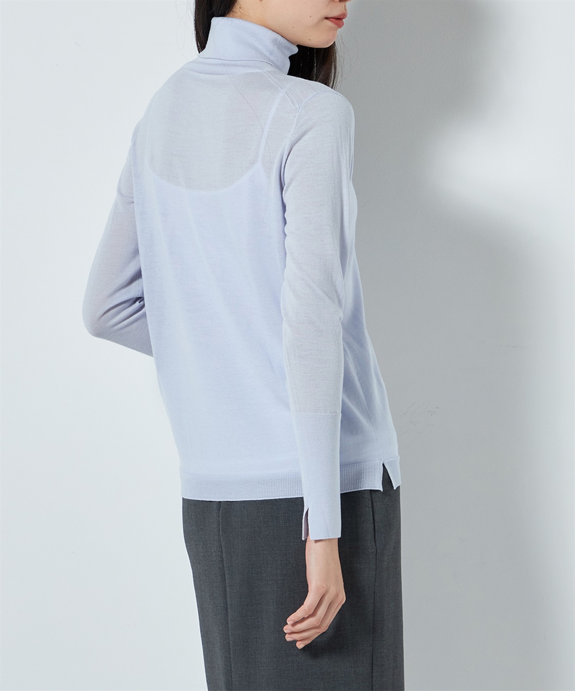 49AV JUNKO SHIMADA キャッシュウールタートルネックトップス_sub_12