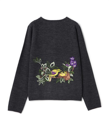 49AV JUNKO SHIMADA バード刺繍ニットカーディガン_subthumb_7