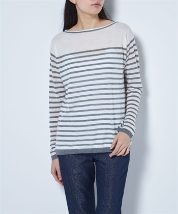 49AV JUNKO SHIMADA 【TIME SALE】ボーダー柄ボートネックサマーセーター_subthumb_7