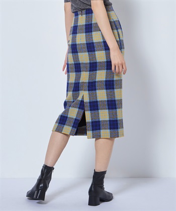 49AV JUNKO SHIMADA ツイード風クラシカルチェックスカート_subthumb_6