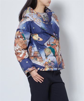 49AV.junko shimada パリナイト総柄ショートダウンジャケット_subthumb_3