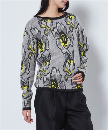 49AV JUNKO SHIMADA フラワー柄クルーネックニット_subthumb_2