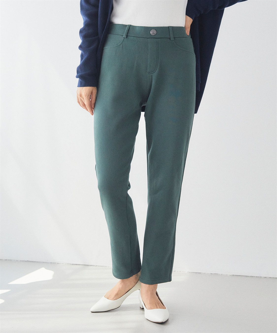 CROSS FUNCTION 【メディア掲載】なめらかな肌ざわり  裏起毛ストレッチイージーパンツ【CF/クロスファンクション】_sub_6