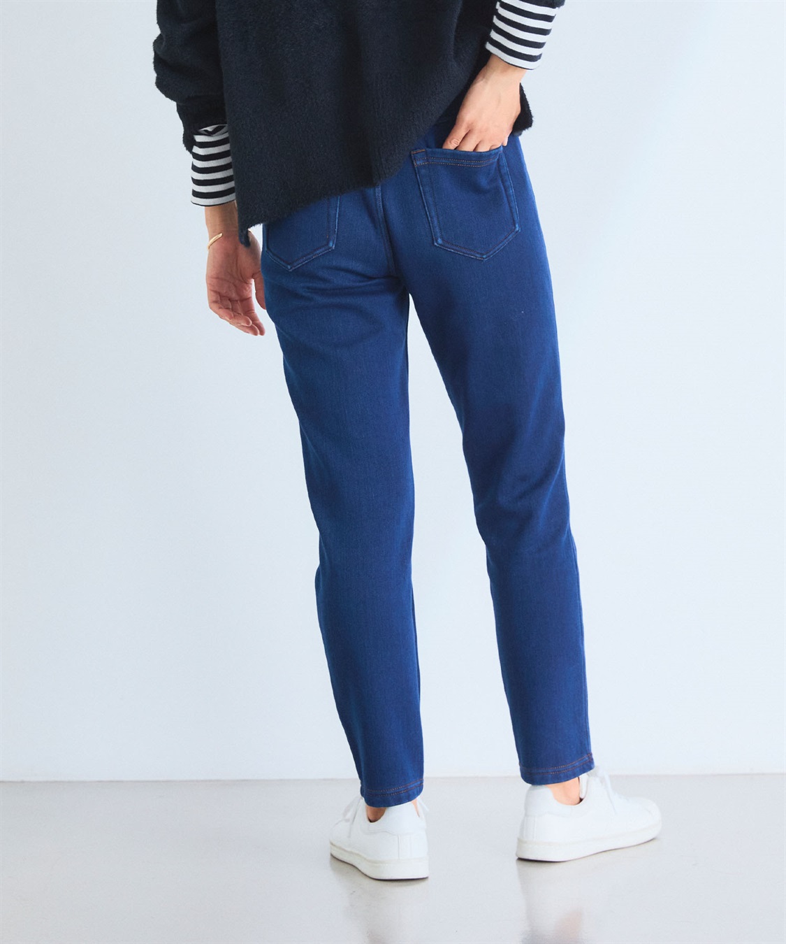 CROSS FUNCTION 【メディア掲載】なめらかな肌ざわり  裏起毛ストレッチイージーパンツ【CF/クロスファンクション】_sub_18