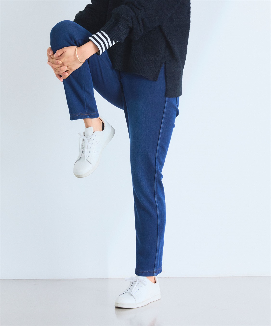 CROSS FUNCTION 【メディア掲載】なめらかな肌ざわり  裏起毛ストレッチイージーパンツ【CF/クロスファンクション】_sub_19