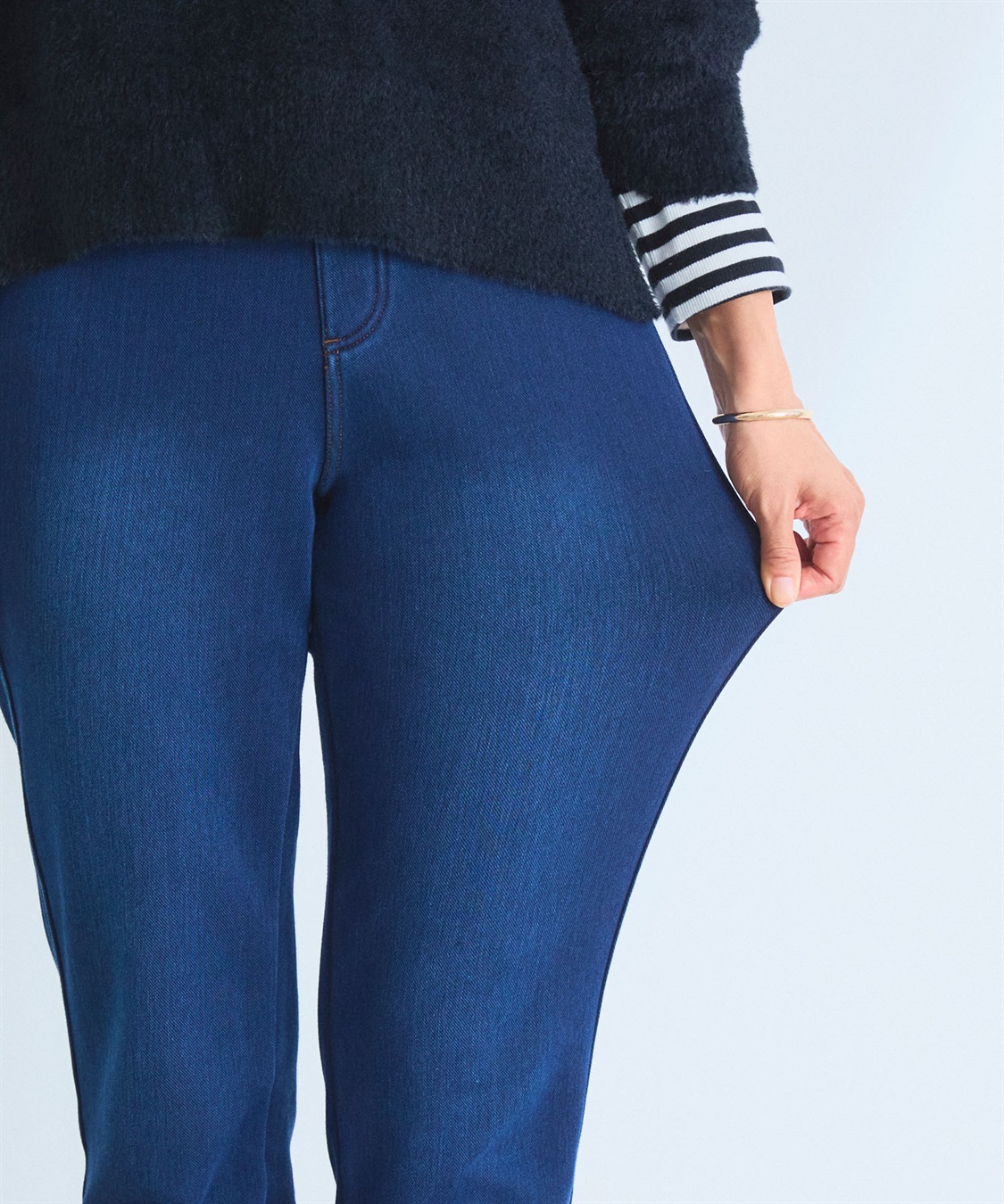 CROSS FUNCTION 【メディア掲載】なめらかな肌ざわり  裏起毛ストレッチイージーパンツ【CF/クロスファンクション】_sub_26