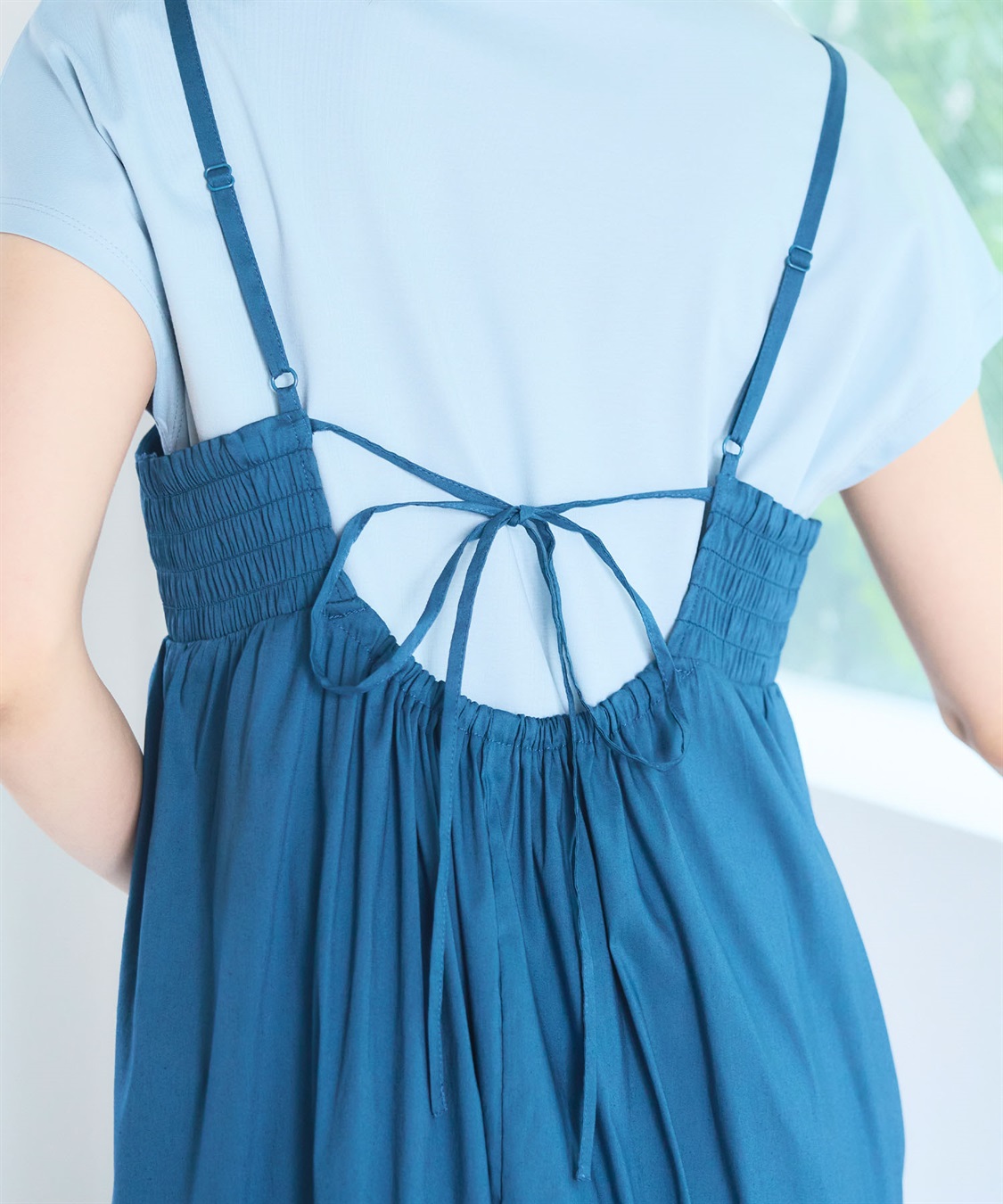 CROSS FUNCTION 《洗える》エブ楽 切り替えボリュームキャミソールワンピース【CF/クロスファンクション】_sub_27