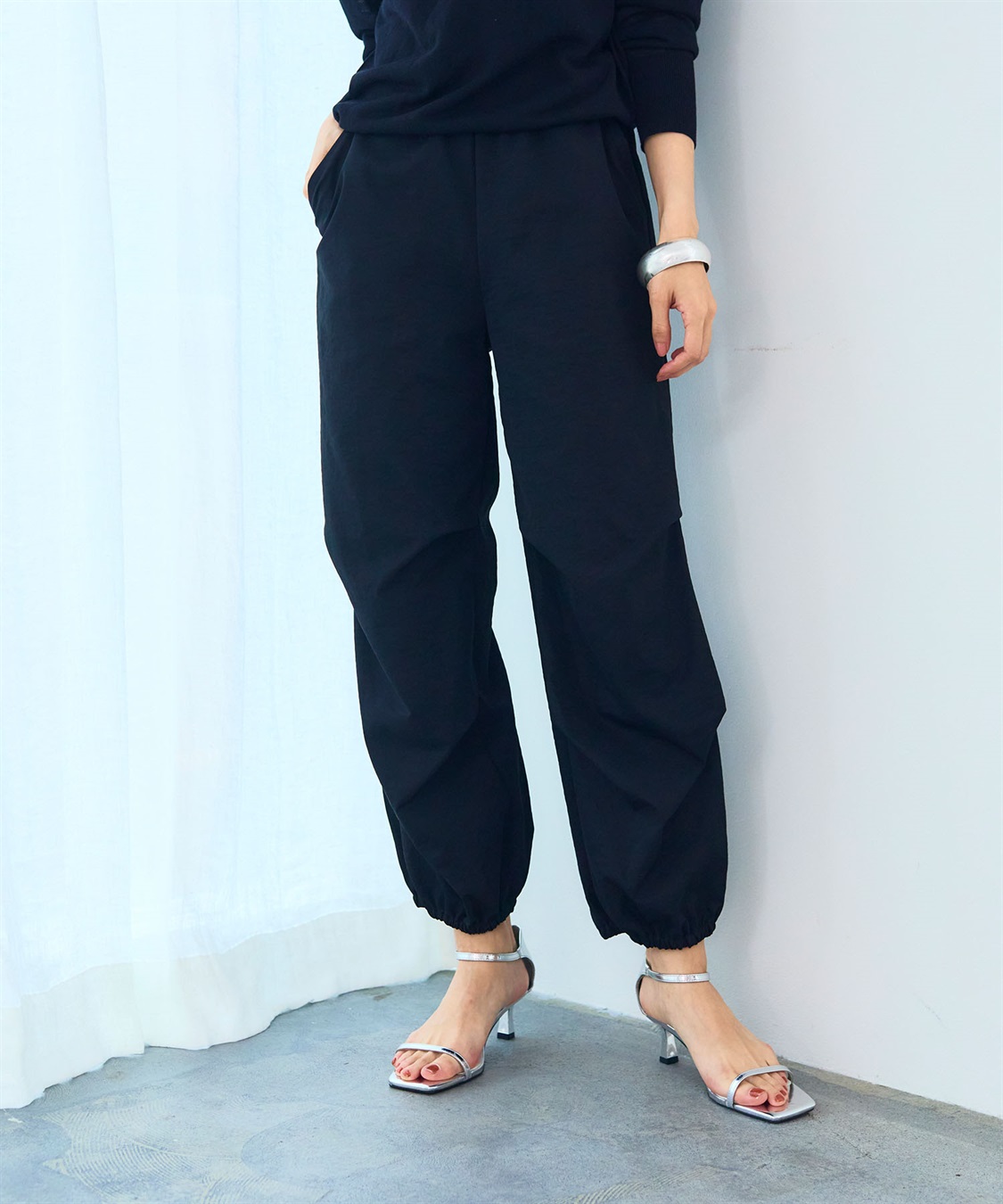 CROSS FUNCTION 《UVカット》エブ楽 きれいめイージーパラシュートパンツ【CF/クロスファンクション】_sub_9