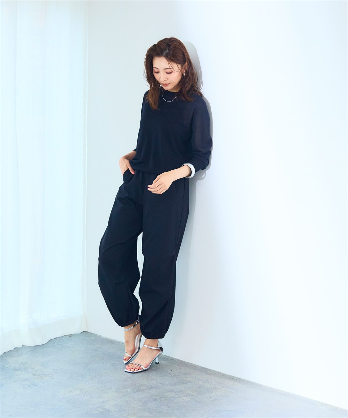 CROSS FUNCTION 《UVカット》エブ楽 きれいめイージーパラシュートパンツ【CF/クロスファンクション】_sub_11