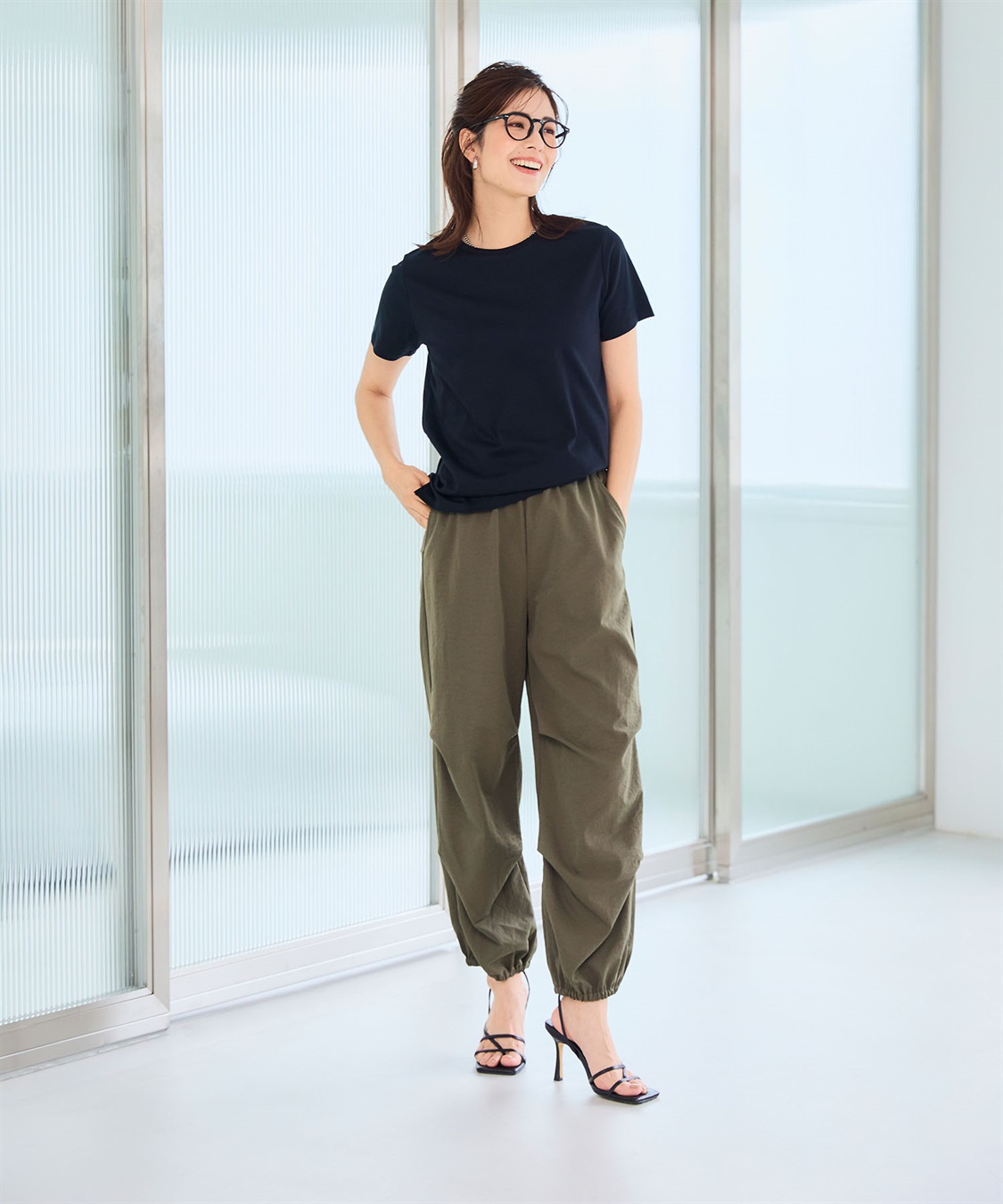 CROSS FUNCTION 《UVカット》エブ楽 きれいめイージーパラシュートパンツ【CF/クロスファンクション】_sub_18