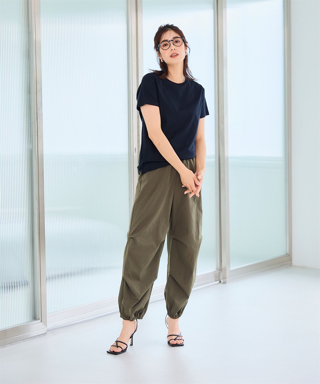 CROSS FUNCTION 《UVカット》エブ楽 きれいめイージーパラシュートパンツ【CF/クロスファンクション】_sub_21