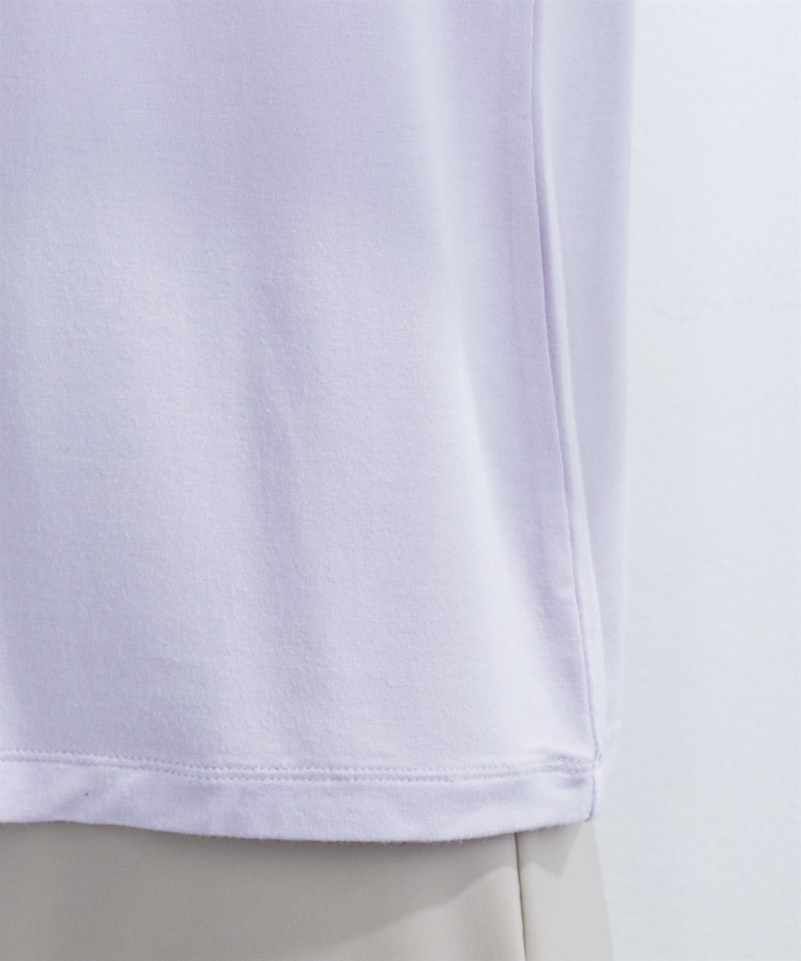 A/C DESIGN BY ALPHA CUBIC シャーリングハイネックカットソー_sub_7