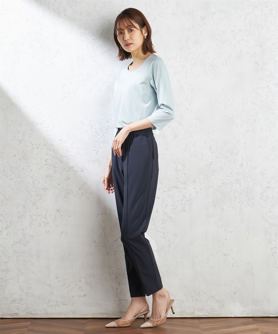 A/C DESIGN BY ALPHA CUBIC WフロントスムースTシャツ_sub_7