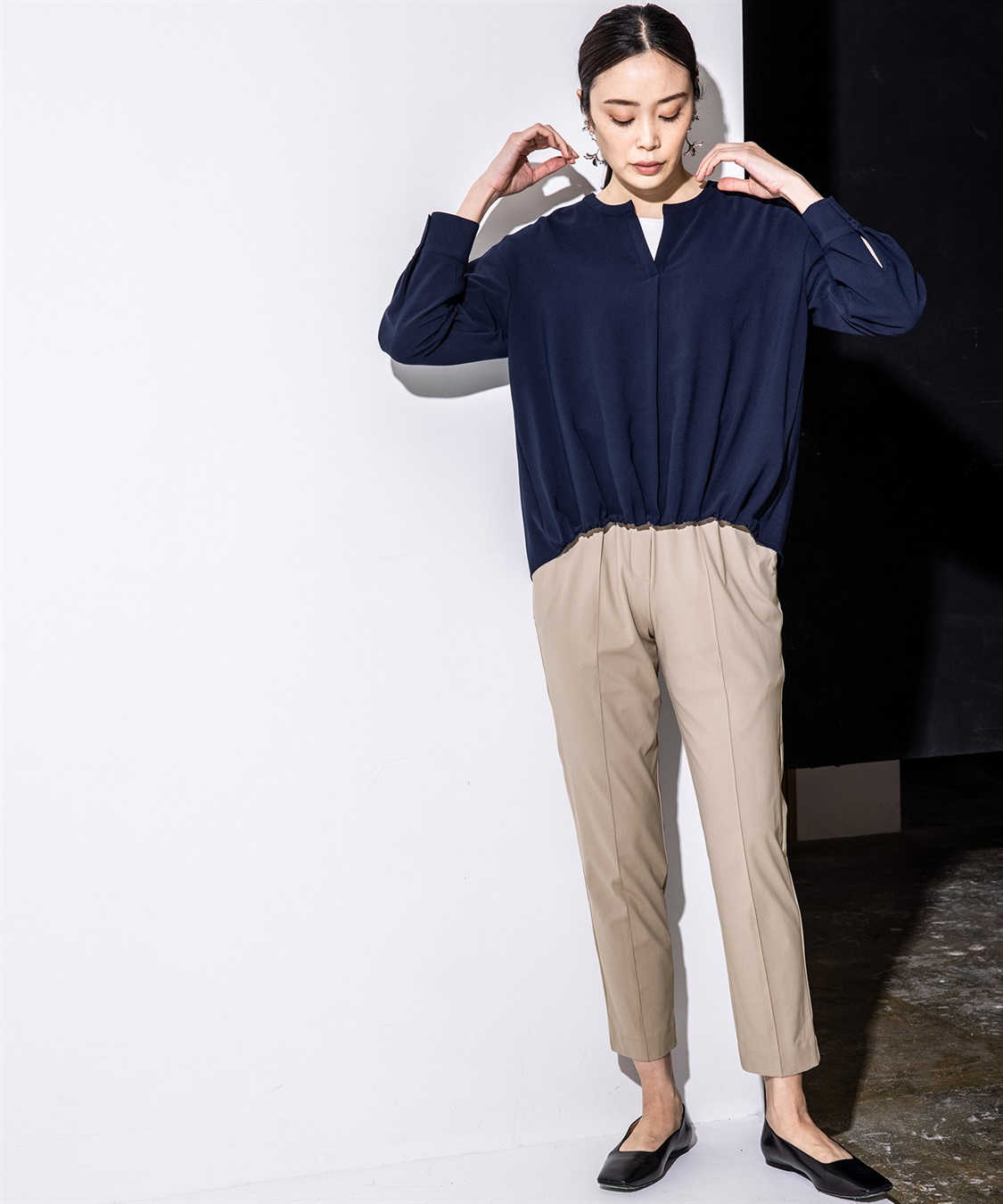 A/C DESIGN BY ALPHA CUBIC WフロントスムースTシャツ_sub_8