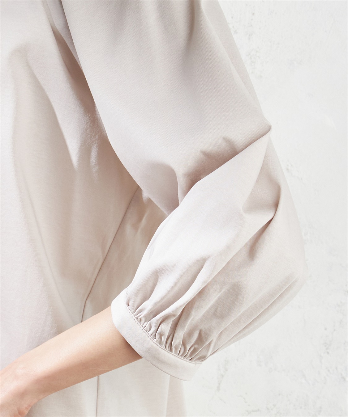 A/C DESIGN BY ALPHA CUBIC クーラータッチシャーリングネックプルオーバー_sub_6