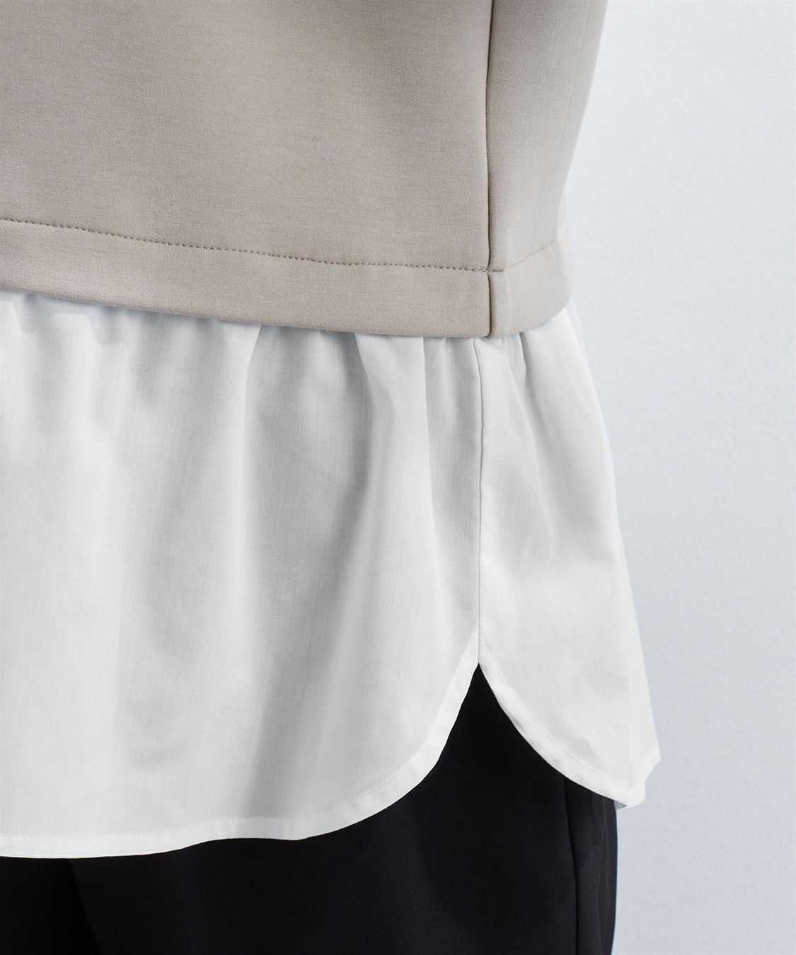 A/C DESIGN BY ALPHA CUBIC パフスリーブドッキングプルオーバー_sub_8