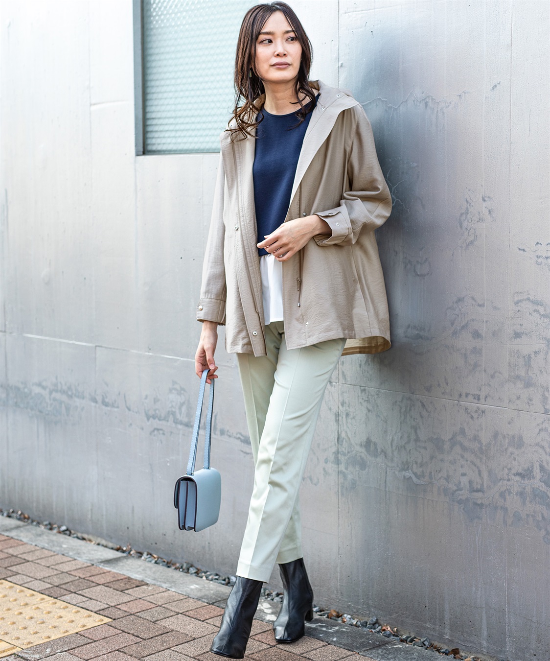 A/C DESIGN BY ALPHA CUBIC パフスリーブドッキングプルオーバー_sub_11