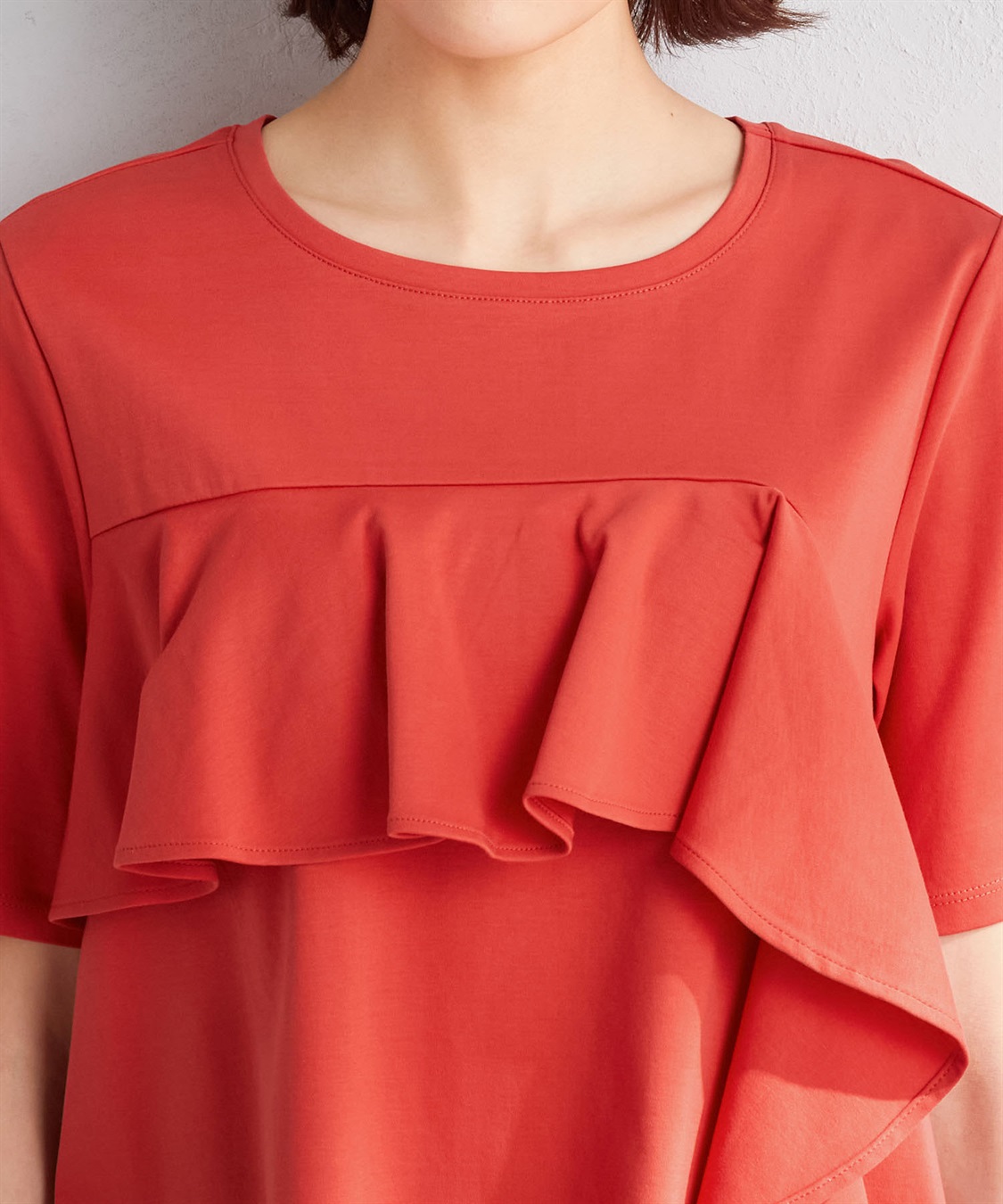 A/C DESIGN BY ALPHA CUBIC 【接触冷感】フリルディティールプルオーバー_sub_3