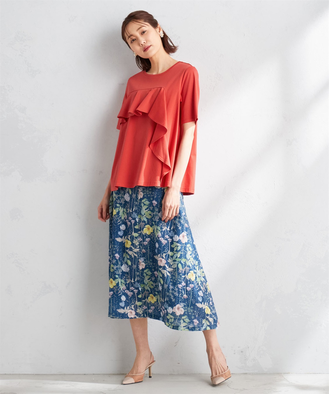 A/C DESIGN BY ALPHA CUBIC 【接触冷感】フリルディティールプルオーバー_sub_7