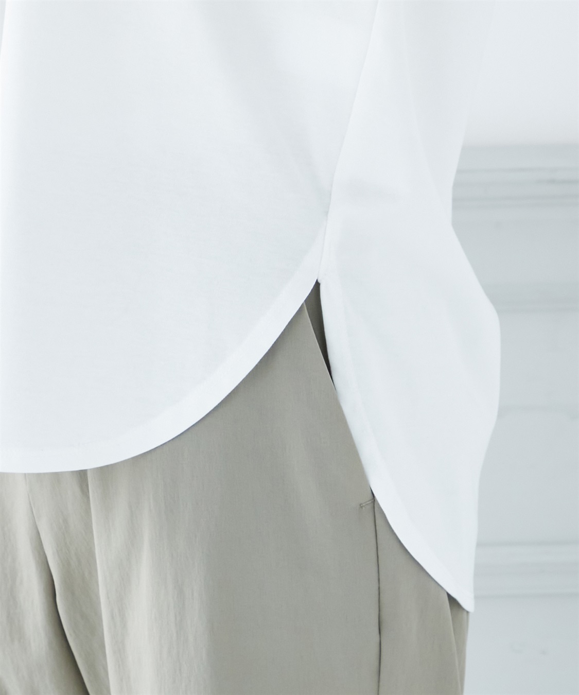 A/C DESIGN BY ALPHA CUBIC 【接触冷感】スキッパーカットプルオーバー_sub_5