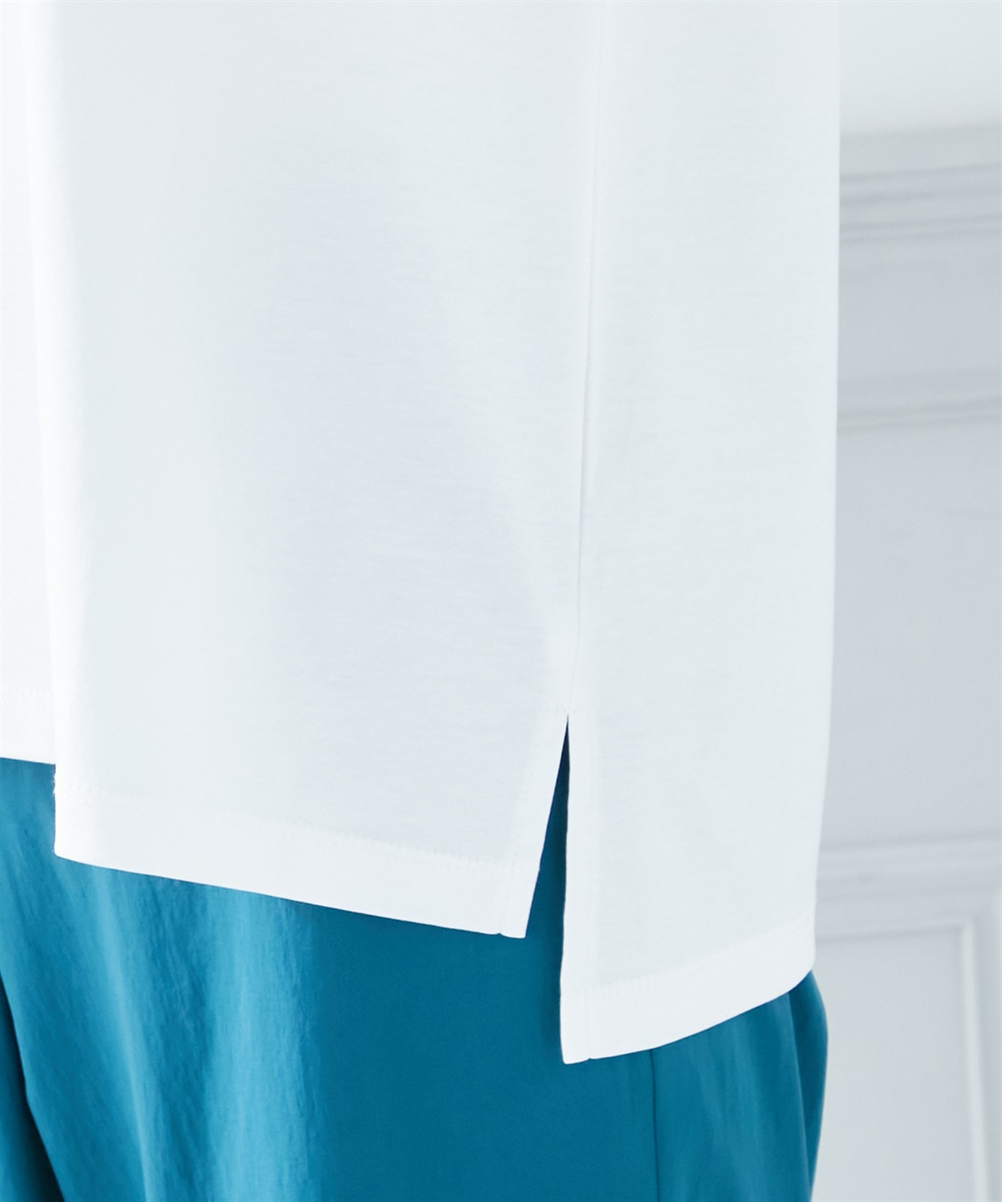 A/C DESIGN BY ALPHA CUBIC 【接触冷感】ゆるシルエットロゴプリントTシャツ_sub_5