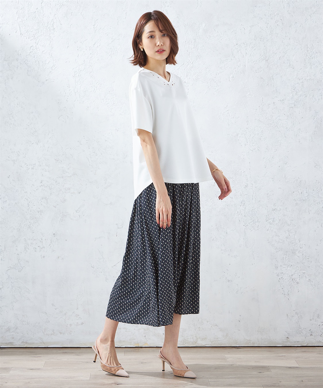 A/C DESIGN BY ALPHA CUBIC カットワーク刺しゅうプルオーバー_sub_7