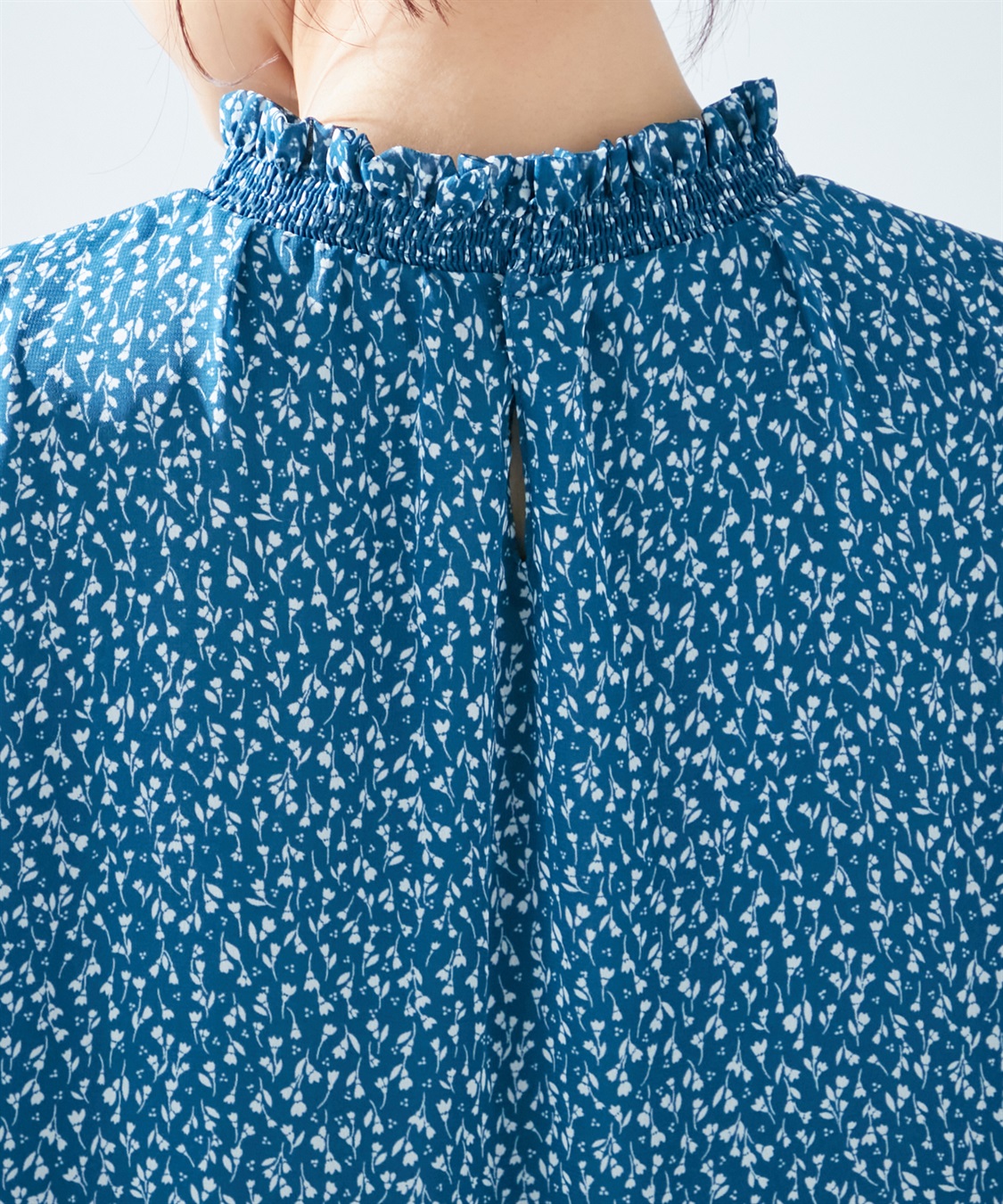A/C DESIGN BY ALPHA CUBIC 小花プリントシャーリングTブラウス_sub_5