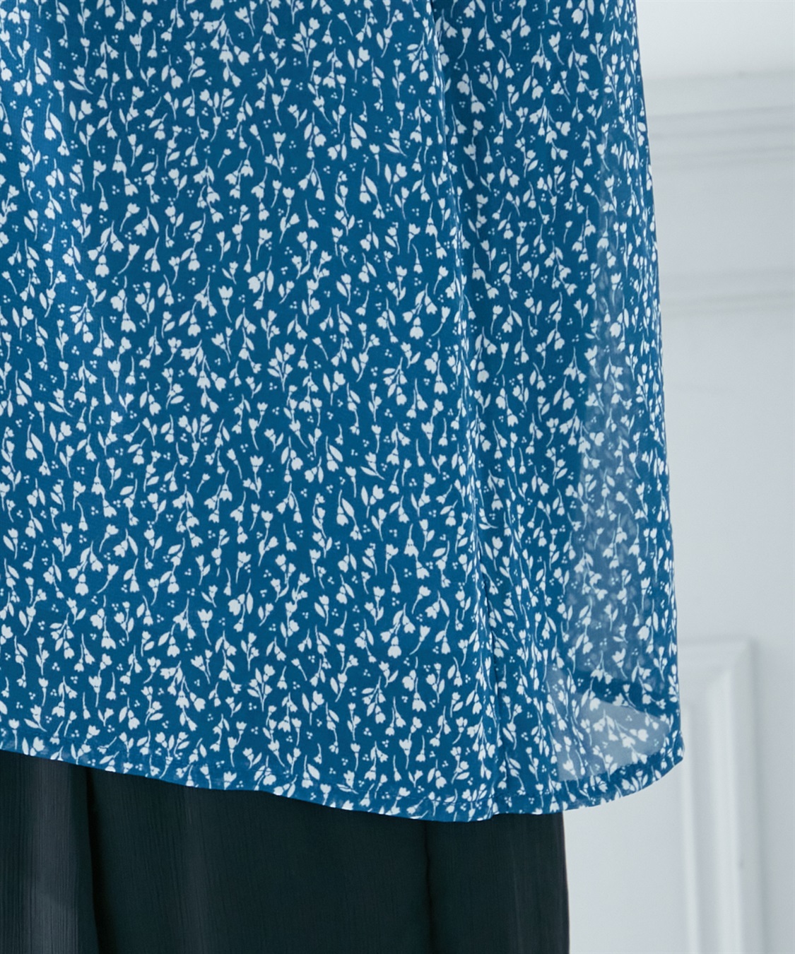 A/C DESIGN BY ALPHA CUBIC 小花プリントシャーリングTブラウス_sub_7