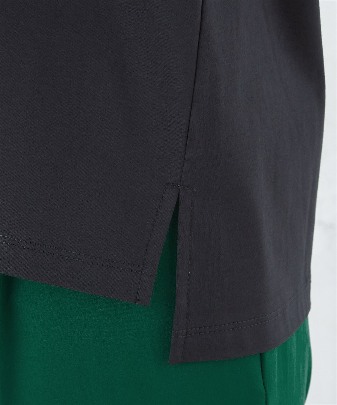 A/C DESIGN BY ALPHA CUBIC 【接触冷感】ボタニカルプリントTシャツ_sub_5