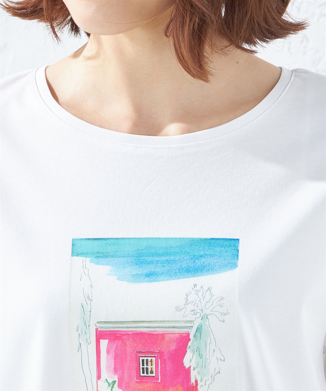 A/C DESIGN BY ALPHA CUBIC 【接触冷感】ハウスプリントTシャツ_sub_3