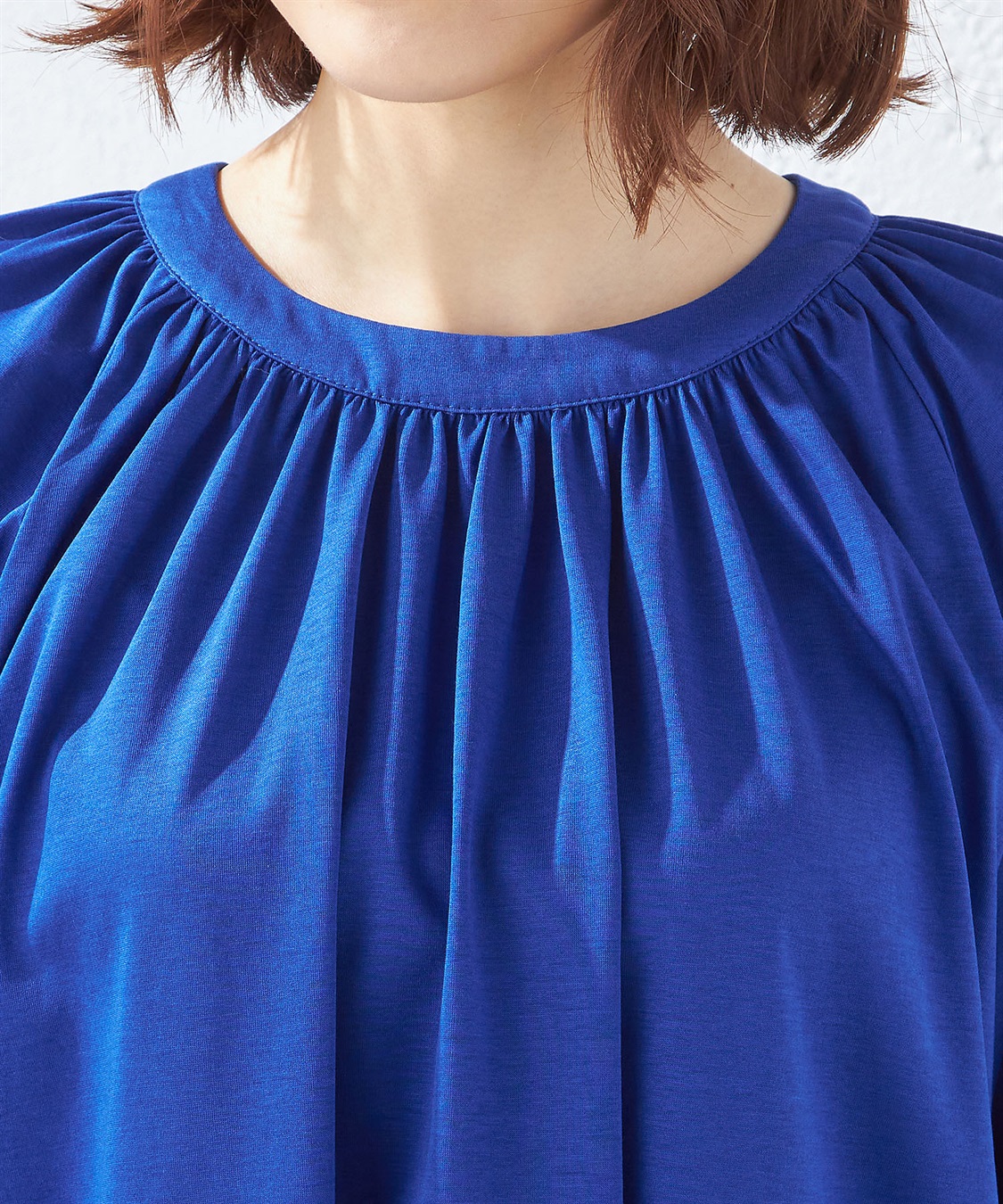 A/C DESIGN BY ALPHA CUBIC 【接触冷感】ギャザーネックプルオーバー_sub_4