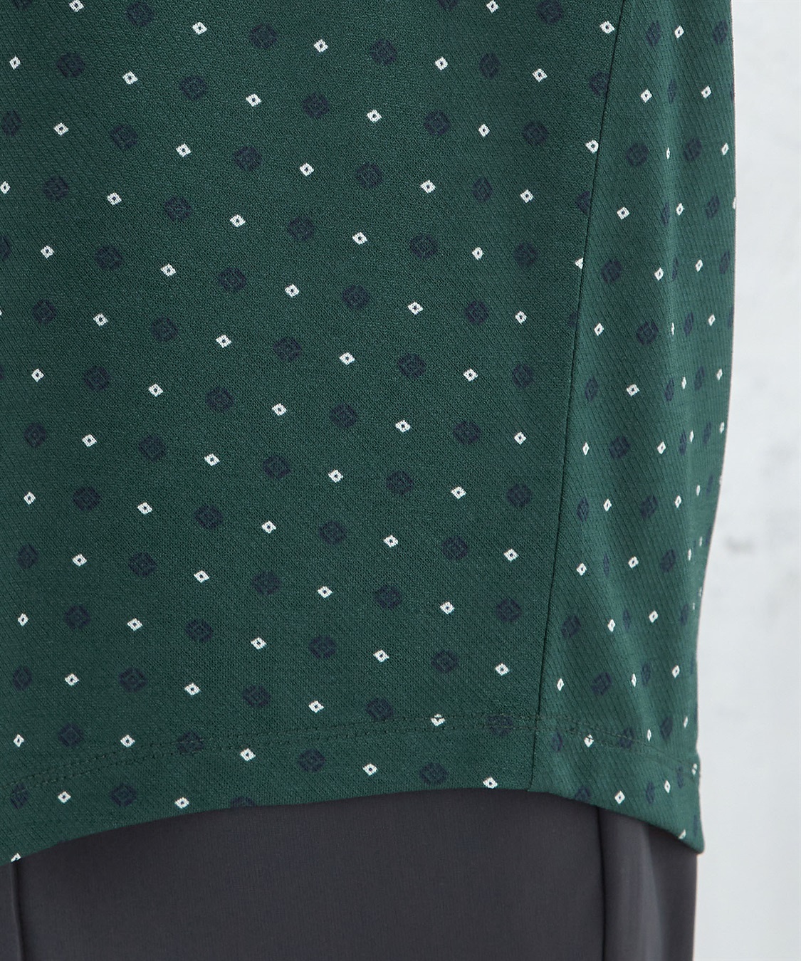 A/C DESIGN BY ALPHA CUBIC 【接触冷感】小紋柄パフスリーブチュニック_sub_5