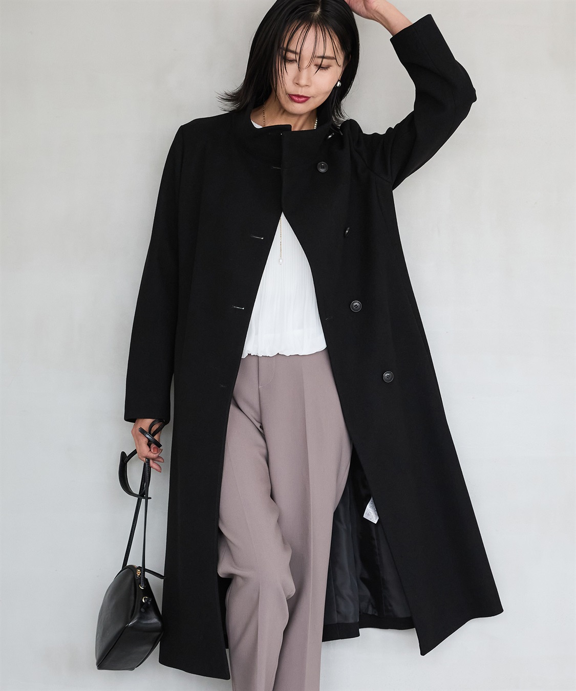 A/C DESIGN BY ALPHA CUBIC フロントプリーツTブラウス_sub_15