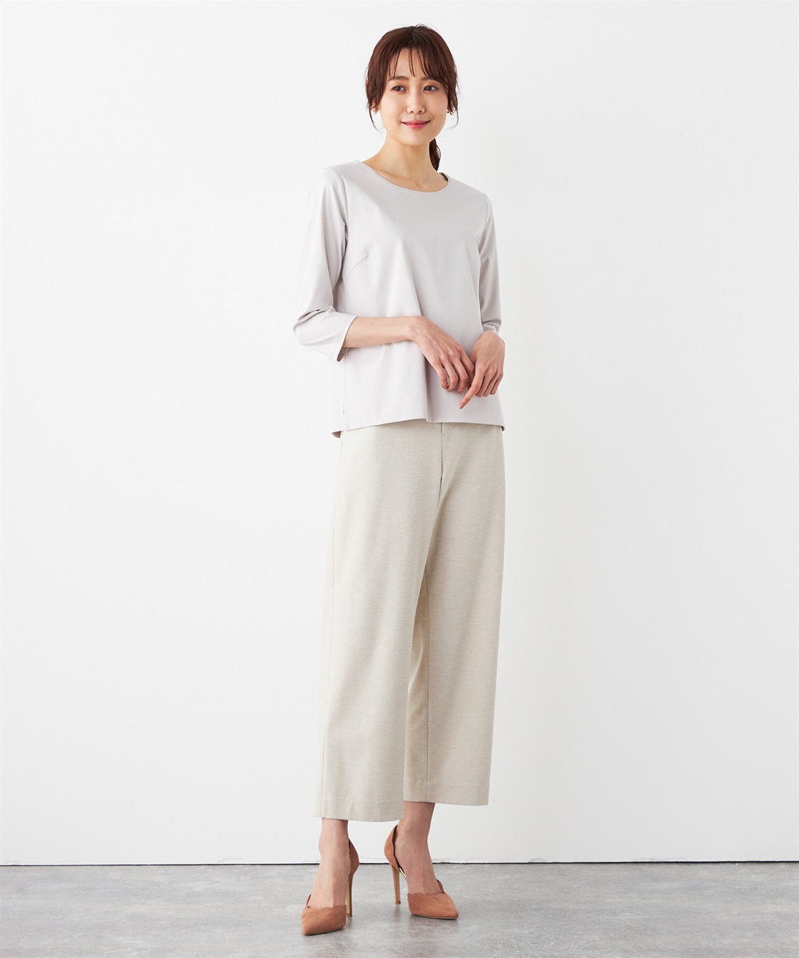 A/C DESIGN BY ALPHA CUBIC 七分袖Tシャツ_sub_9