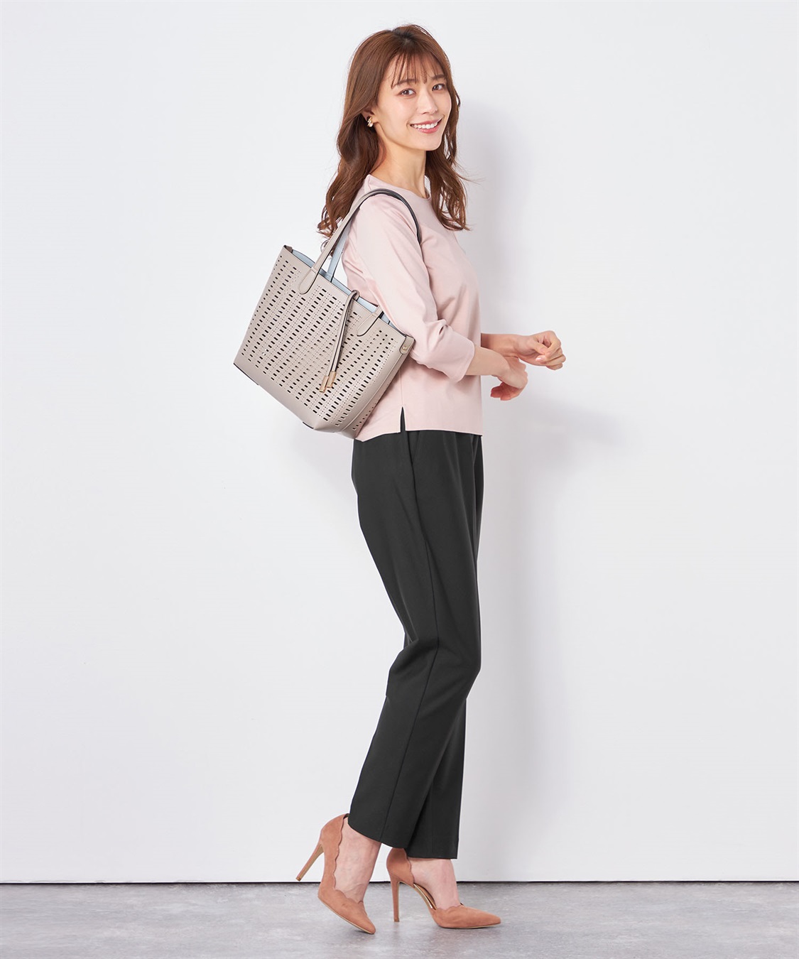 A/C DESIGN BY ALPHA CUBIC 七分袖カラーTシャツ_sub_7