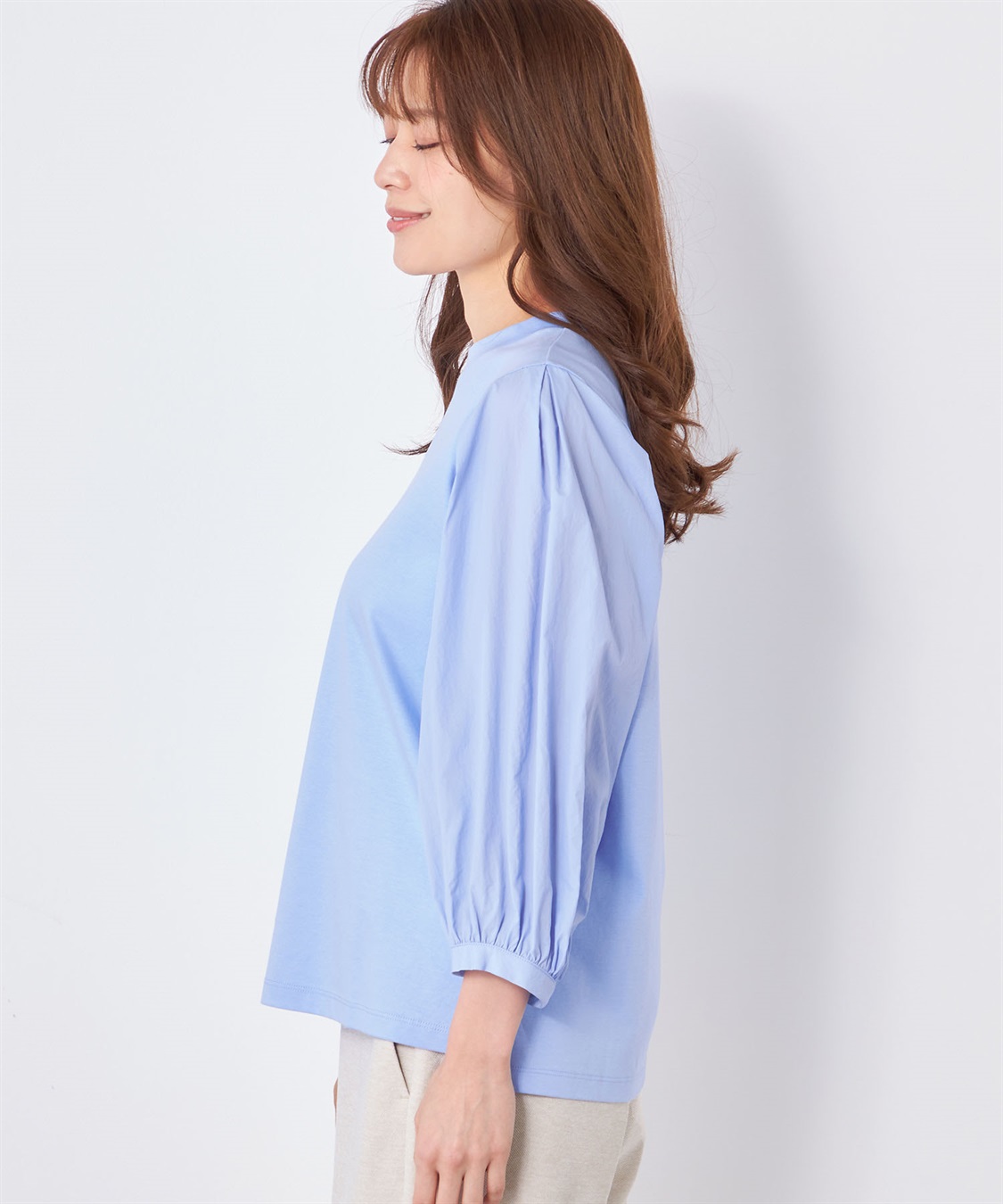 A/C DESIGN BY ALPHA CUBIC ボリュームスリーブプルオーバー_sub_2