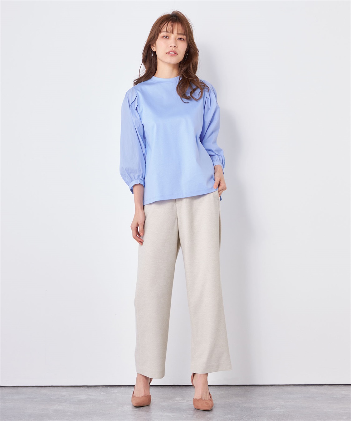 A/C DESIGN BY ALPHA CUBIC ボリュームスリーブプルオーバー_sub_8