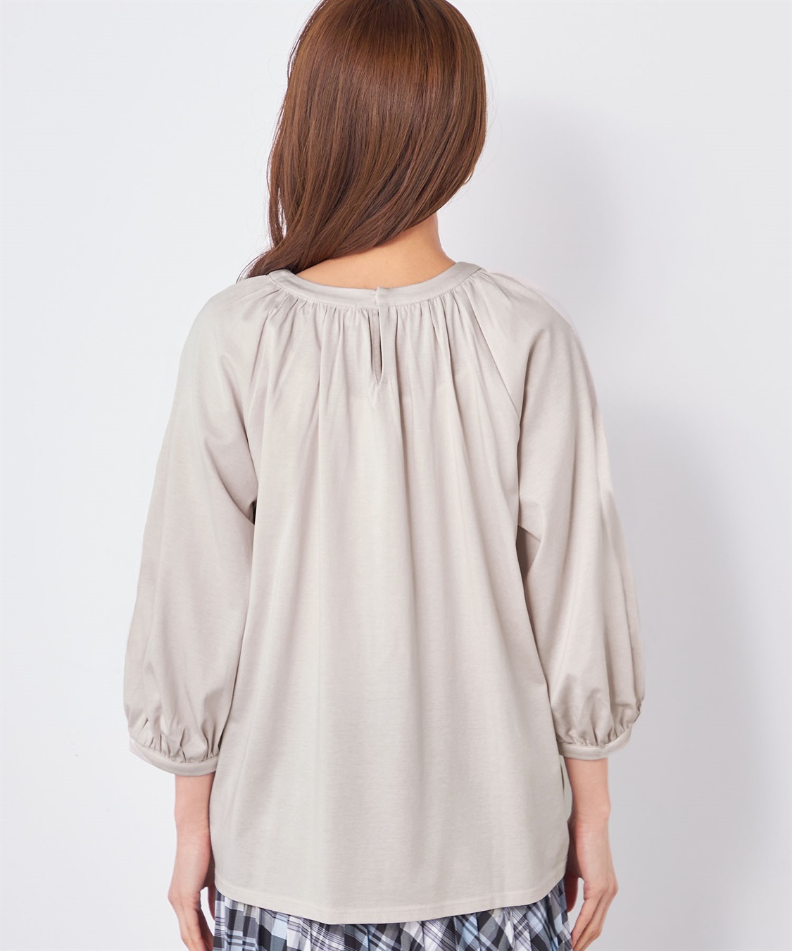 A/C DESIGN BY ALPHA CUBIC ギャザーネックプルオーバー_sub_3