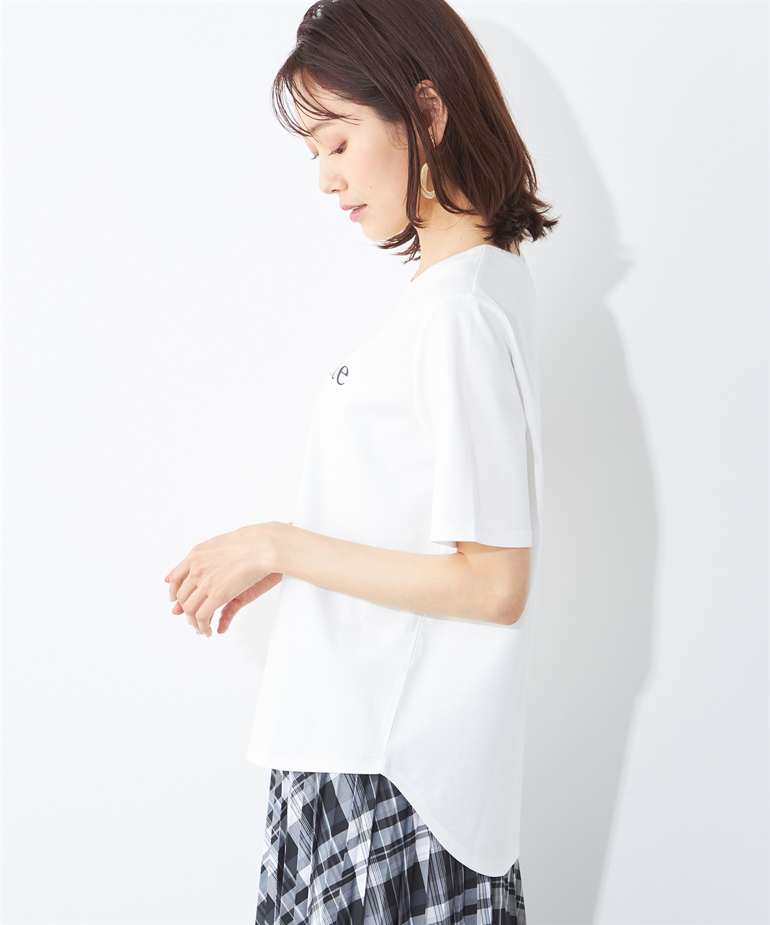 A/C DESIGN BY ALPHA CUBIC 【接触冷感】ロゴTシャツ_sub_1